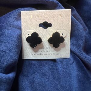 Tazza Black Clover Earrings